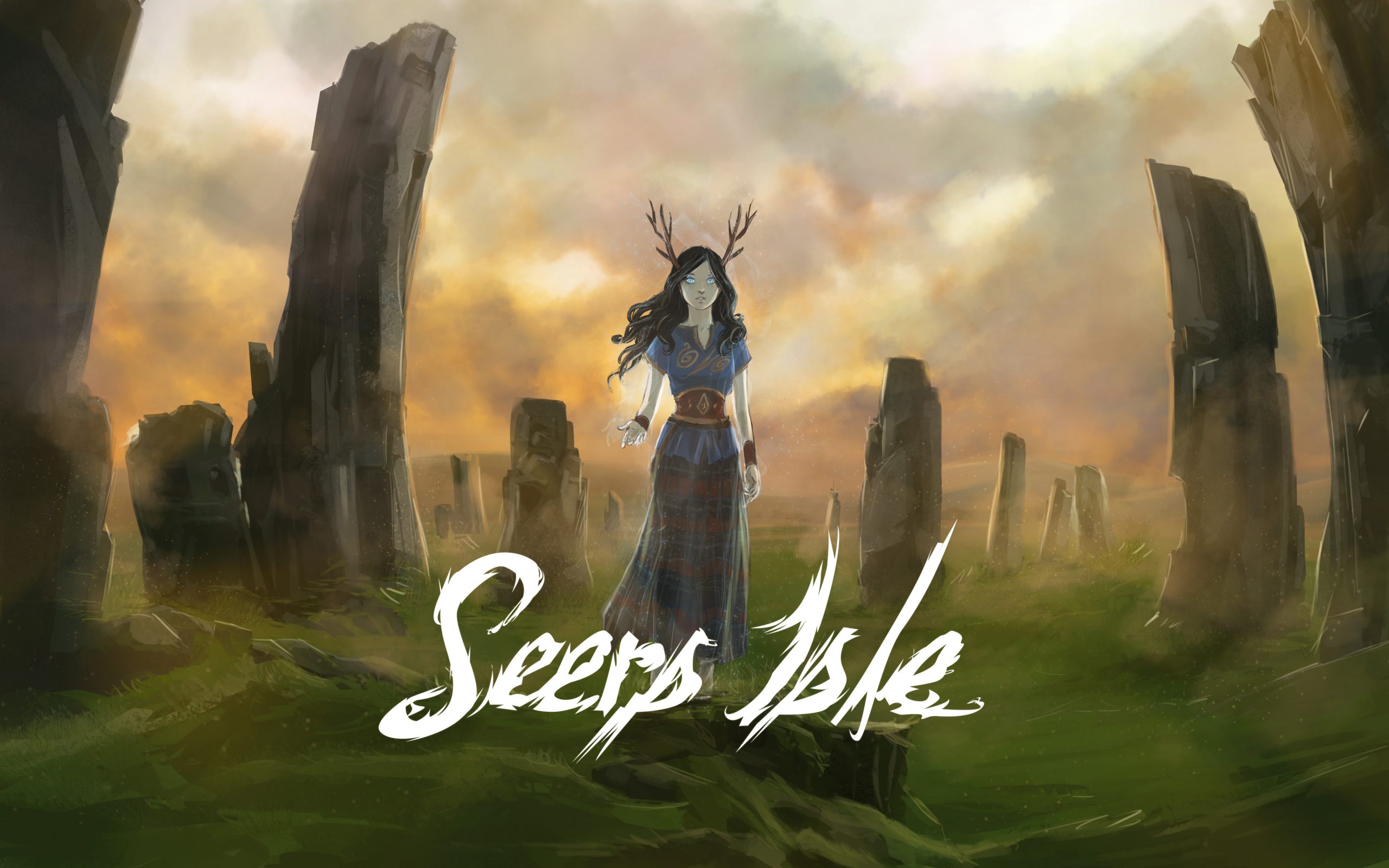 Artwork by Nicolas Fouqué, jeu Seers Isle roman graphique